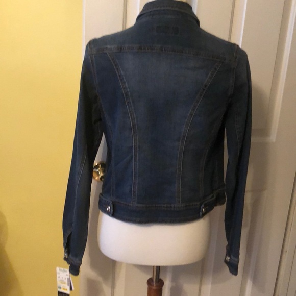 Earl Jeans Rhinestone Denim Jacket - Picture 2 of 5